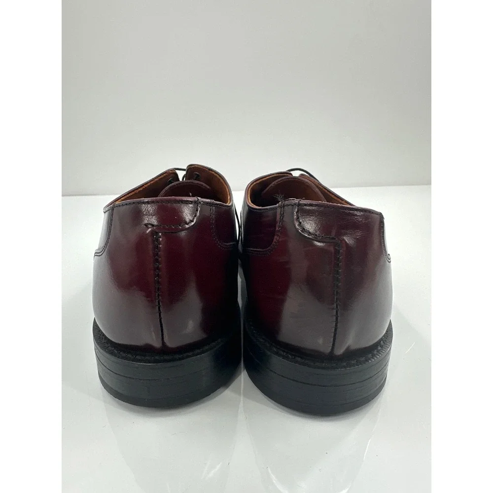 Bostonian Classics Mens 10 D Burgundy Leather Cap Toe Oxford Dress Shoes 26088